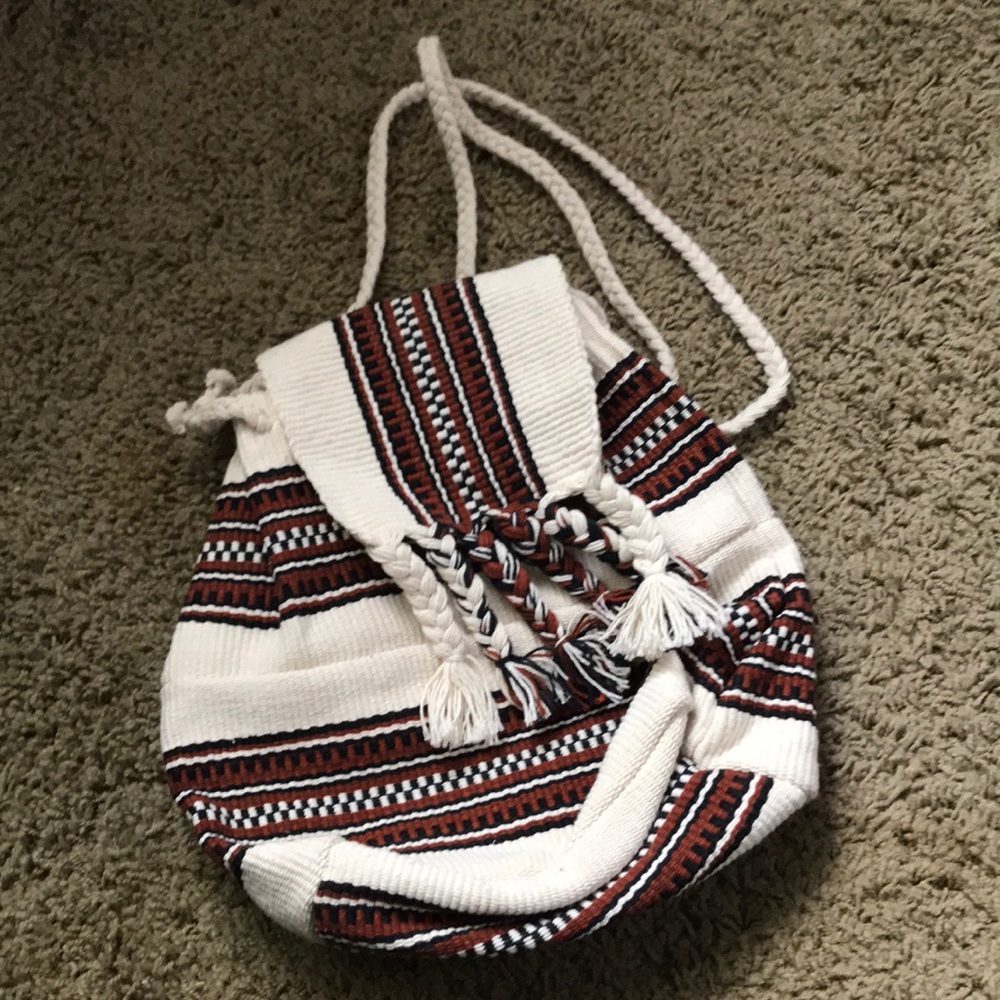 Woven Brown Bag